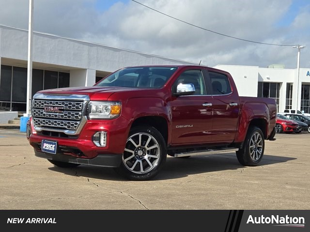 Cayenne Red Tintcoat 2021 GMC Canyon Denali Crew Cab 4WD Pickup Truck Four-Wheel Drive 8-Speed Automatic