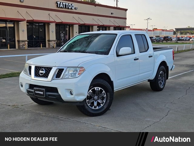 Glacier White 2018 Nissan Frontier Pickup Truck Four-Wheel Drive Automatic