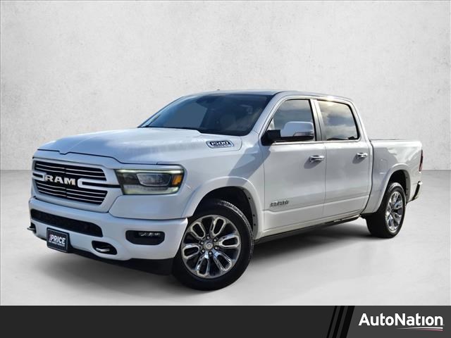 Bright White Clearcoat 2021 RAM 1500 Laramie Crew Cab RWD Pickup Truck 4X2 8-Speed Automatic