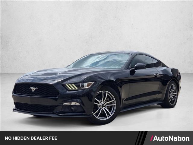Shadow Black 2017 Ford Mustang EcoBoost Coupe RWD Coupe Rear-Wheel Drive 6-Speed Manual