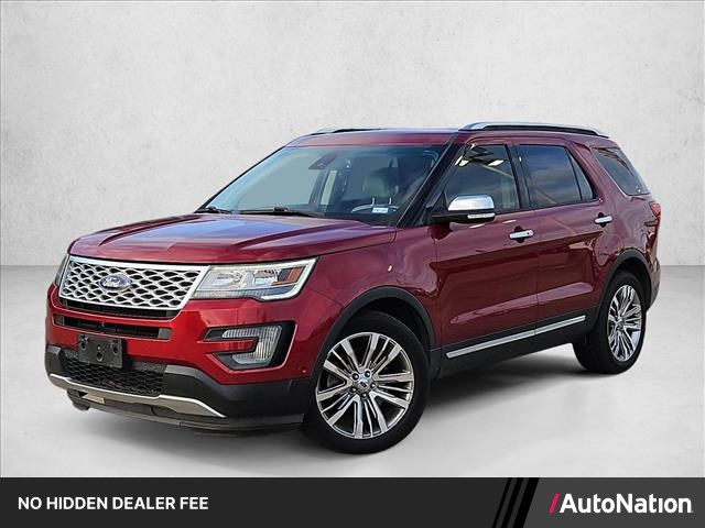 Ruby Red Metallic Tinted Clearcoat 2017 Ford Explorer SUV / Crossover All-Wheel Drive 6-Speed Automatic