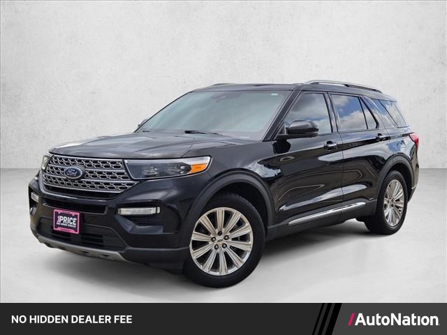 Agate Black Metallic 2021 Ford Explorer SUV / Crossover Rear-Wheel Drive Automatic