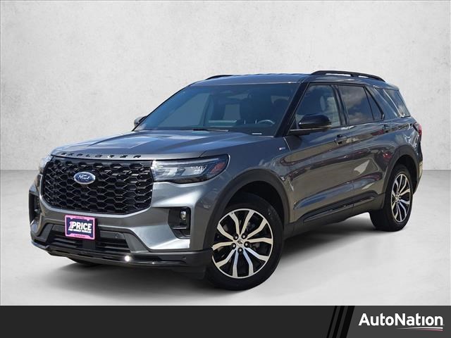Carbonized Gray Metallic 2025 Ford Explorer ST-Line AWD SUV / Crossover All-Wheel Drive Automatic