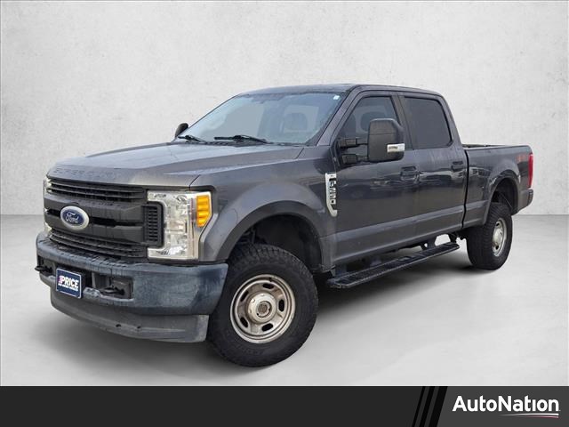 Gray (Magnetic Metallic) 2017 Ford F-250 Super Duty XL Crew Cab 4WD Pickup Truck Four-Wheel Drive 6-Speed Automatic