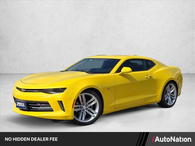Bright Yellow 2017 Chevrolet Camaro Coupe Rear-Wheel Drive 8-Speed Automatic