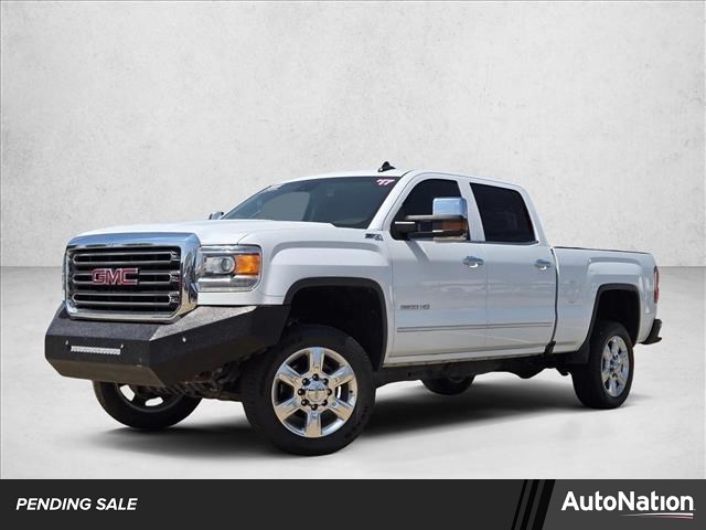 Summit White 2017 GMC Sierra 2500HD SLT Crew Cab SB 4WD Pickup Truck Four-Wheel Drive 6-Speed Automatic