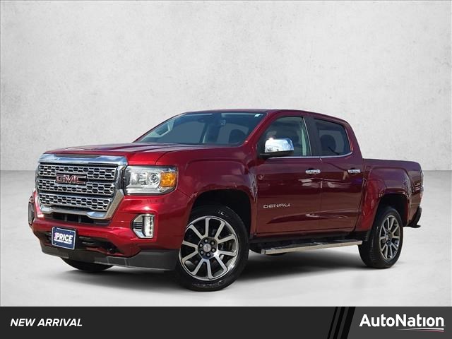 Cayenne Red Tintcoat 2021 GMC Canyon Denali Crew Cab 4WD Pickup Truck Four-Wheel Drive 8-Speed Automatic