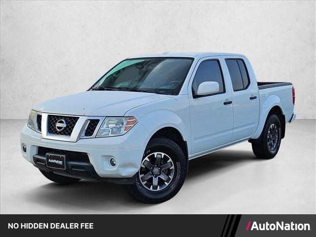 Glacier White 2018 Nissan Frontier Pickup Truck Four-Wheel Drive Automatic