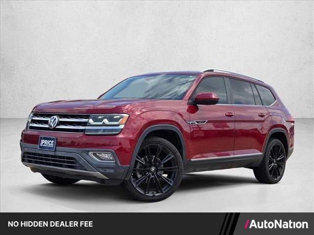 Fortana Red Metallic 2018 Volkswagen Atlas SEL 4Motion SUV / Crossover All-Wheel Drive 8-Speed Automatic