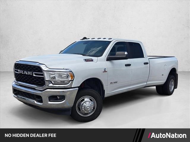 Bright White Clearcoat 2022 RAM 3500 Pickup Truck Four-Wheel Drive 6-Speed Automatic
