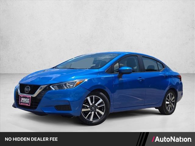 Electric Blue Metallic 2021 Nissan Versa SV FWD Sedan Front-Wheel Drive Automatic