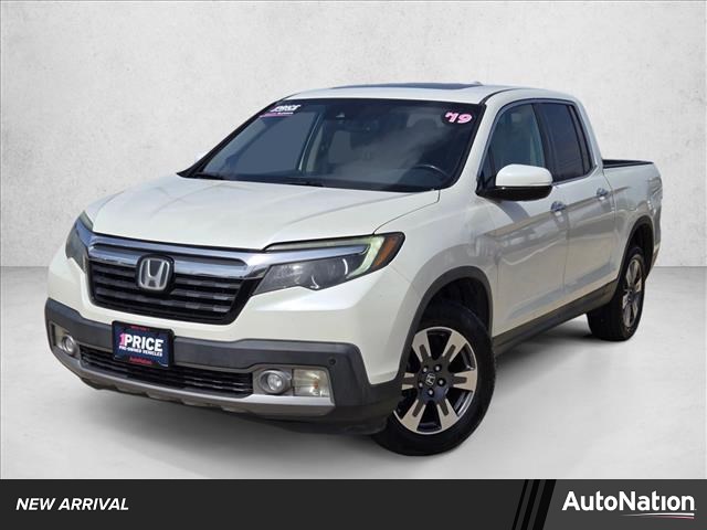 White 2019 Honda Ridgeline RTL-E AWD Pickup Truck All-Wheel Drive 6-Speed Automatic