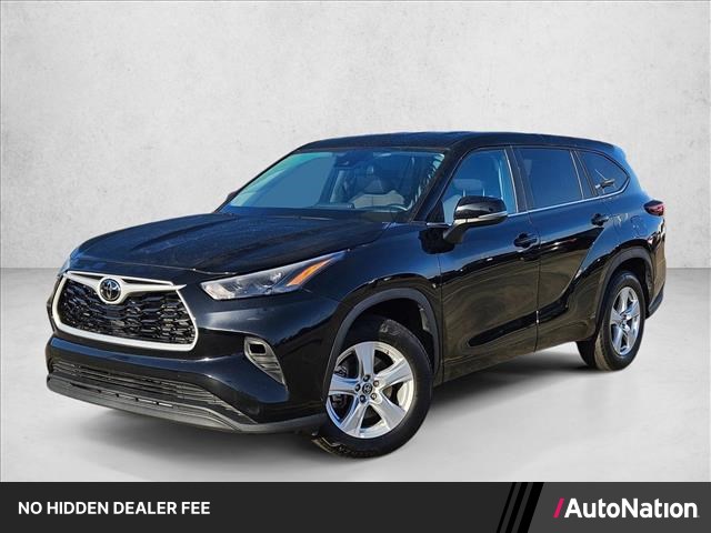 Black 2025 Toyota Highlander SUV / Crossover Front-Wheel Drive Automatic