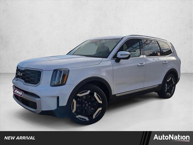 Glacial White Pearl 2025 Kia Telluride S AWD SUV / Crossover All-Wheel Drive Automatic