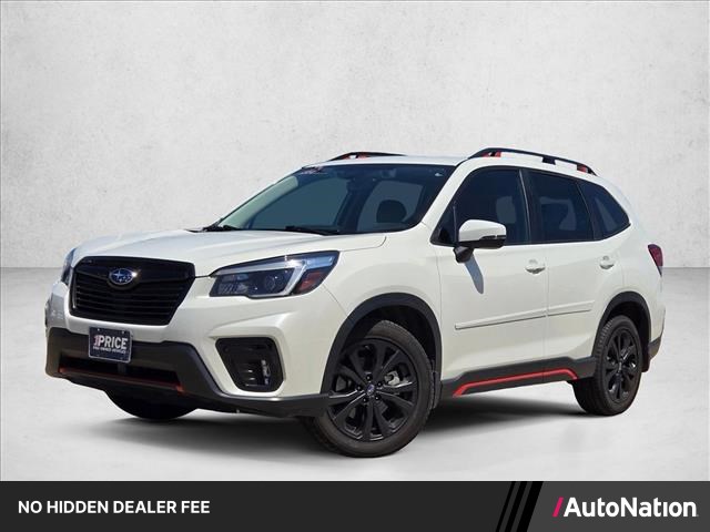 Crystal White Pearl 2021 Subaru Forester Sport Crossover AWD SUV / Crossover All-Wheel Drive Automatic