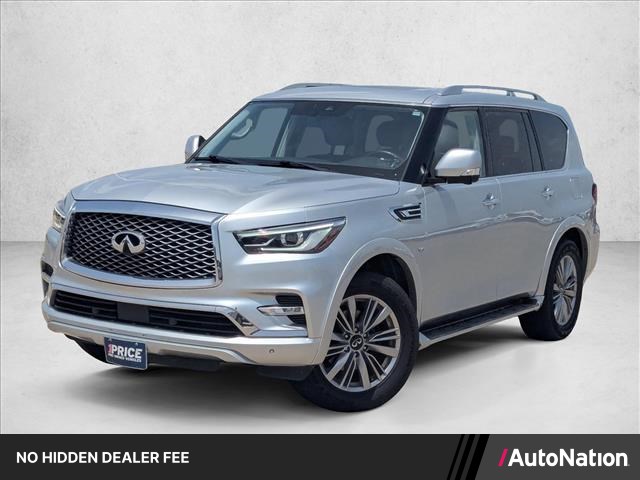 Gray (Liquid Platinum) 2019 INFINITI QX80 SUV / Crossover Rear-Wheel Drive Automatic