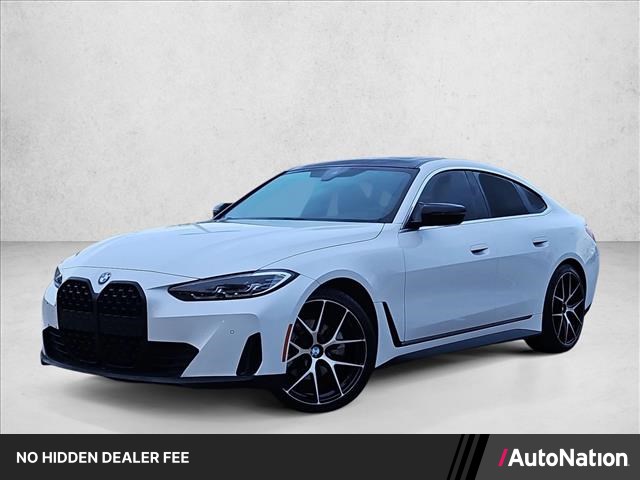 Mineral White Metallic 2023 BMW 4 Series Coupe Rear-Wheel Drive Automatic