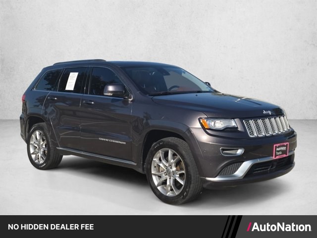 Gray (Granite Crystal Metallic Clearcoat) 2015 Jeep Grand Cherokee SUV / Crossover Four-Wheel Drive 8-Speed Automatic