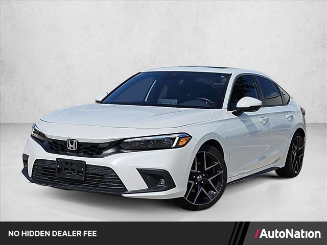Platinum White Pearl 2024 Honda Civic Hatchback Hatchback Front-Wheel Drive 6-Speed Manual