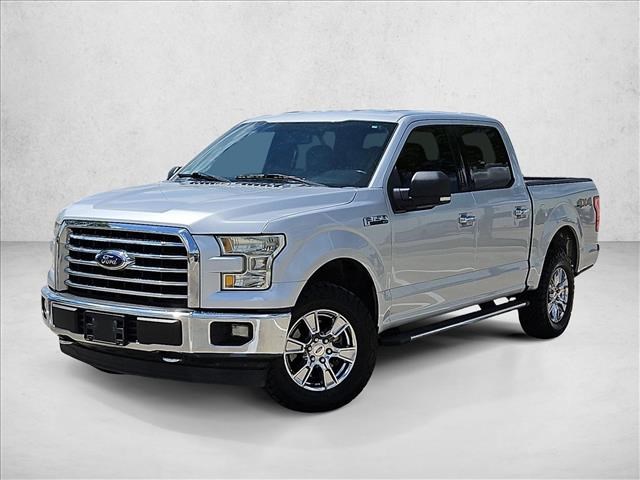 Ingot Silver Metallic 2017 Ford F-150 XLT SuperCrew 4WD Pickup Truck Four-Wheel Drive 6-Speed Automatic