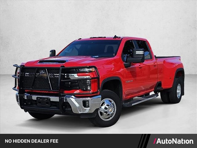 Red Hot 2025 Chevrolet Silverado 3500HD LT Crew Cab 4WD Pickup Truck Four-Wheel Drive Automatic