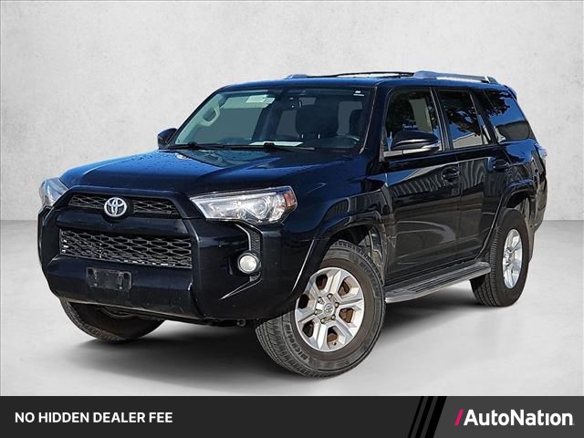 Midnight Black Metallic 2016 Toyota 4Runner SUV / Crossover 4X2 Automatic