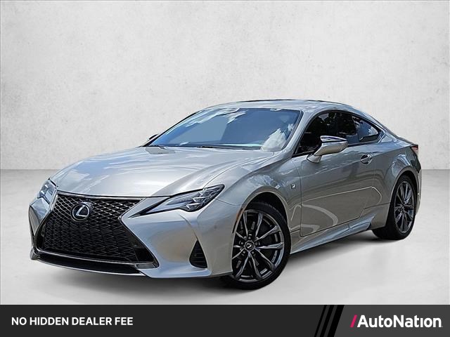 Atomic Silver 2021 Lexus RC Coupe Rear-Wheel Drive Automatic