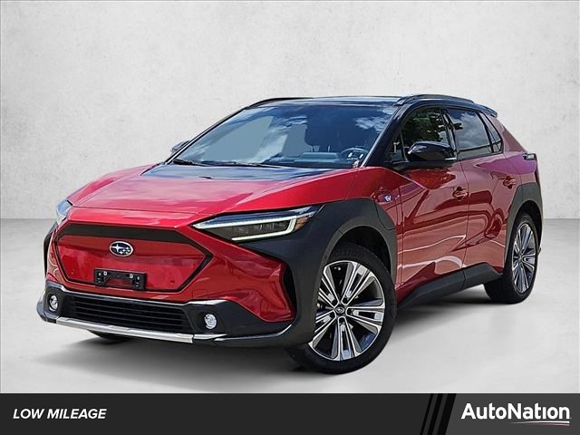 Elemental Red Pearl 2-Tone 2024 Subaru Solterra Touring AWD SUV / Crossover All-Wheel Drive Automatic