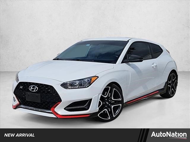Lunar White 2021 Hyundai Veloster N FWD Coupe Front-Wheel Drive Automatic