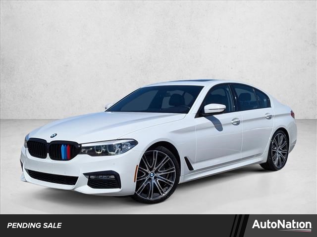 Alpine White 2018 BMW 5 Series 540i Sedan RWD Sedan Rear-Wheel Drive Automatic