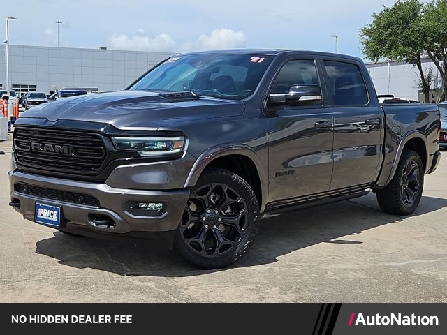 Gray (Granite Crystal Metallic Clearcoat) 2021 RAM 1500 Pickup Truck Four-Wheel Drive 8-Speed Automatic