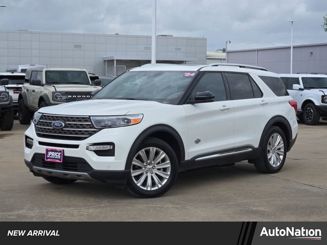 Star White Metallic Tri-Coat 2024 Ford Explorer King Ranch RWD SUV / Crossover Rear-Wheel Drive Automatic