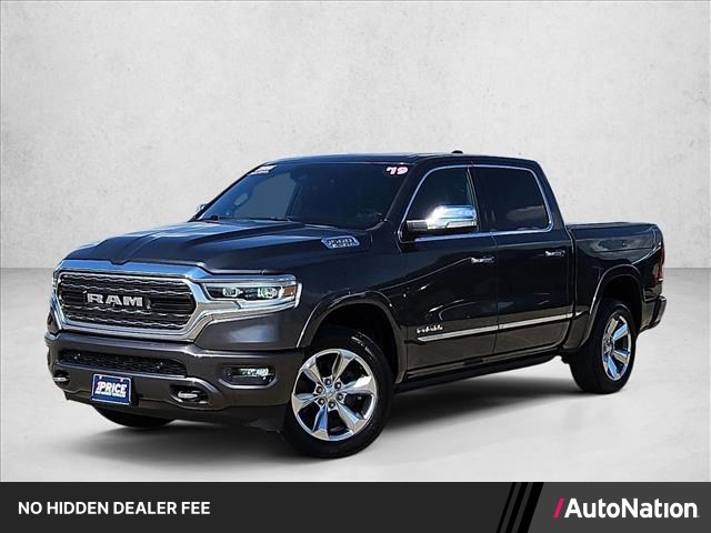 Gray (Granite Crystal Metallic Clearcoat) 2019 RAM 1500 Pickup Truck Four-Wheel Drive 8-Speed Automatic