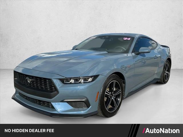 Vapor Blue Metallic 2024 Ford Mustang Coupe Rear-Wheel Drive Automatic
