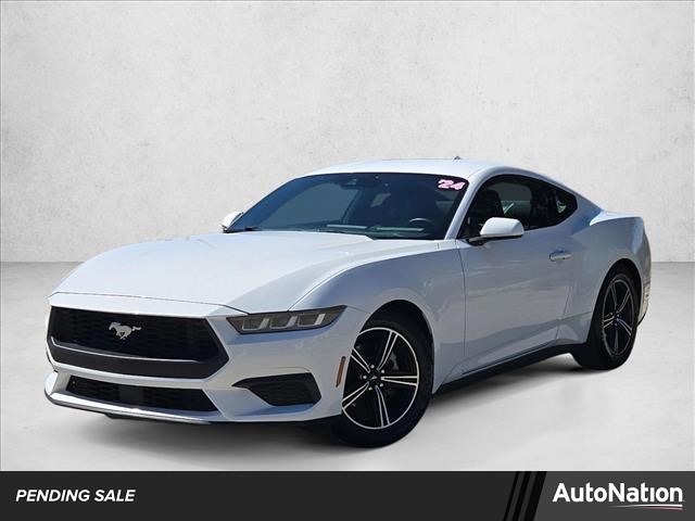 Oxford White 2024 Ford Mustang EcoBoost Fastback RWD Coupe Rear-Wheel Drive Automatic