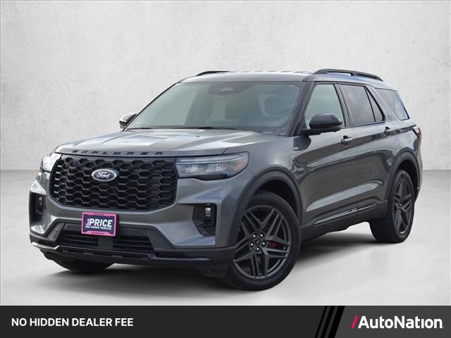 Carbonized Gray Metallic 2025 Ford Explorer ST-Line AWD SUV / Crossover All-Wheel Drive Automatic