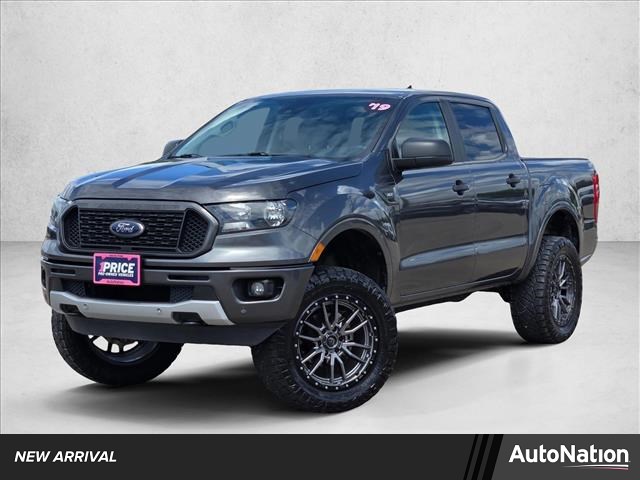 Gray (Magnetic Metallic) 2019 Ford Ranger XLT SuperCrew 4WD Pickup Truck Four-Wheel Drive Automatic