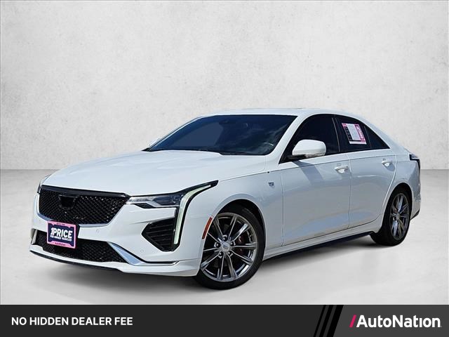Summit White 2021 Cadillac CT4 Sedan All-Wheel Drive 8-Speed Automatic