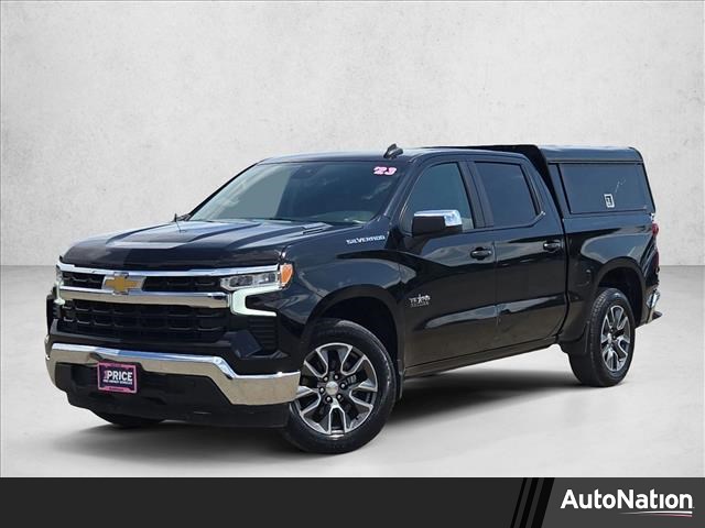 Black 2023 Chevrolet Silverado 1500 LT Crew Cab RWD Pickup Truck 4X2 Automatic