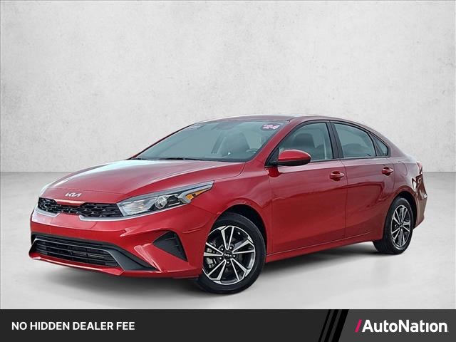 Currant Red 2024 Kia Forte Sedan Front-Wheel Drive Automatic