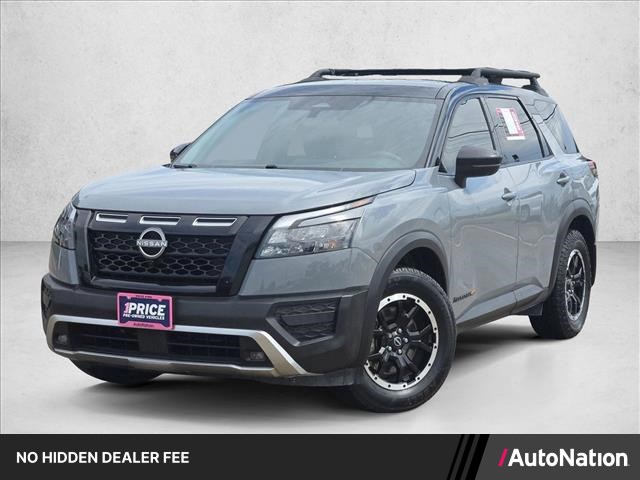 Solid Gray/Super Black 2024 Nissan Pathfinder Rock Creek 4WD SUV / Crossover All-Wheel Drive Automatic