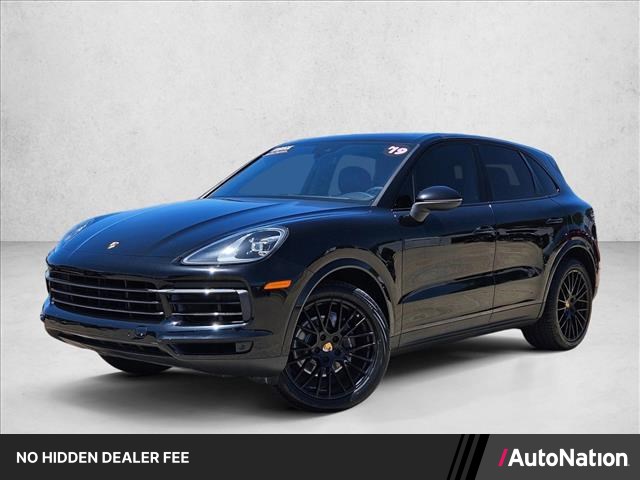 Black 2019 Porsche Cayenne SUV / Crossover All-Wheel Drive Automatic