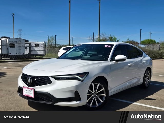 Gray (Platinum White Pea) 2025 Acura Integra FWD Sedan Front-Wheel Drive Continuously Variable Transmission