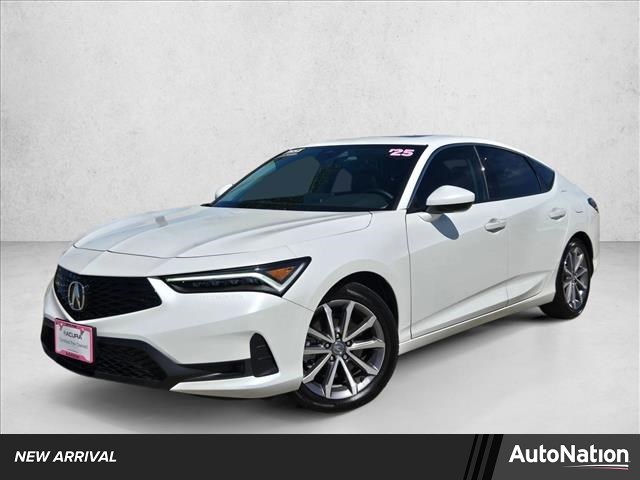 Platinum White Pearl 2025 Acura Integra FWD Sedan Front-Wheel Drive Continuously Variable Transmission