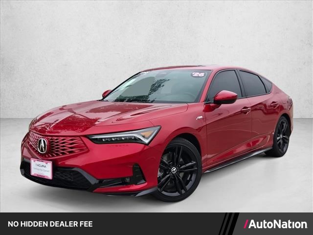 Performance Red Pearl 2026 Acura Integra FWD with A-SPEC Package Sedan Front-Wheel Drive Continuously Variable Transmission