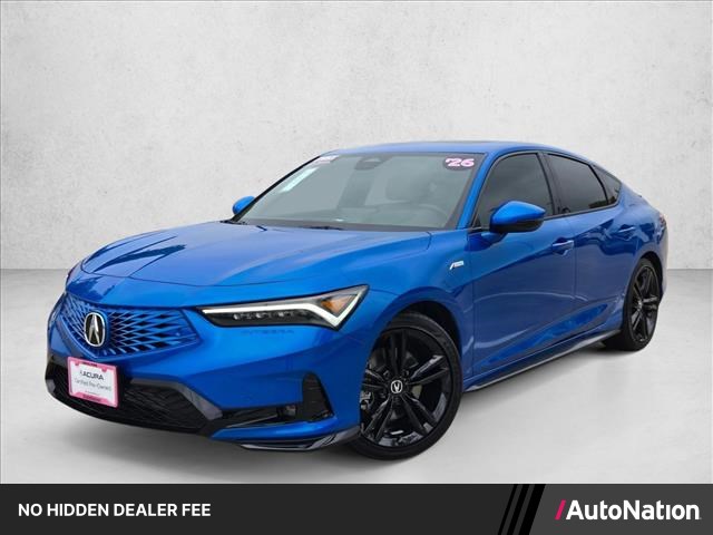 Double Apex Blue Pearl 2026 Acura Integra FWD with Technology and A-SPEC Package Sedan Front-Wheel Drive Continuously Variable Transmission