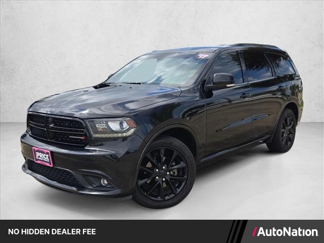 Db Black Crystal Clearcoat 2017 Dodge Durango SUV / Crossover All-Wheel Drive 8-Speed Automatic