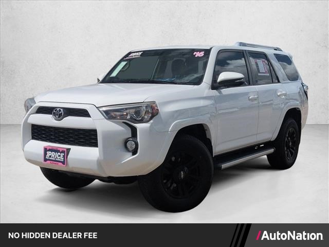 Super White 2016 Toyota 4Runner SUV / Crossover Four-Wheel Drive Automatic