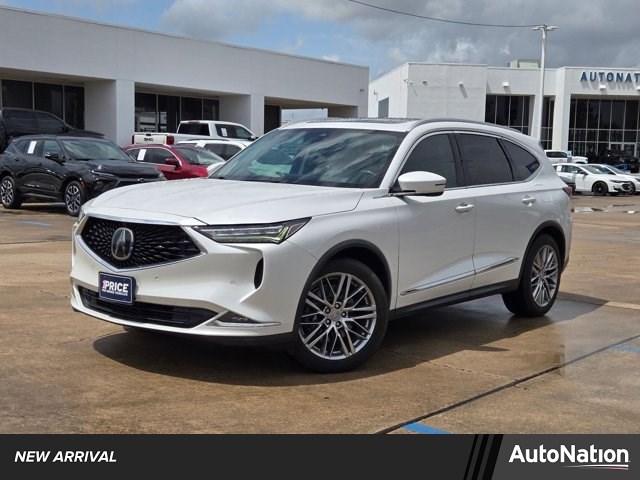 Platinum White Pearl 2022 Acura MDX SH-AWD with Advance Package SUV / Crossover All-Wheel Drive Automatic