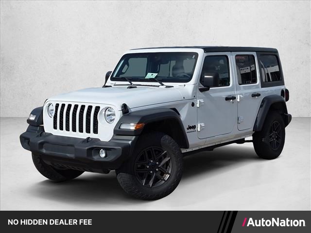 Bright White Clearcoat 2024 Jeep Wrangler SUV / Crossover Four-Wheel Drive 8-Speed Automatic